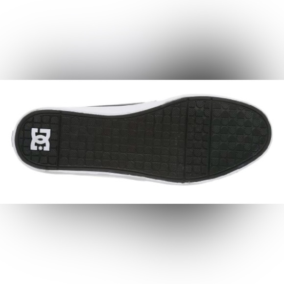 NIB [DC] Standard TX Low Charcoal Gray Canvas Skater Sneakers Shoes Men's 7.5 - Picture 5 of 13